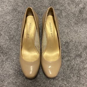 3inch nude heels. Size 8. Madden girl